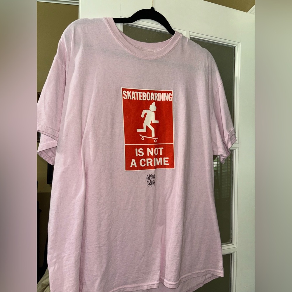 Travis Scott X Cactus Jack Skateboarding shirt.